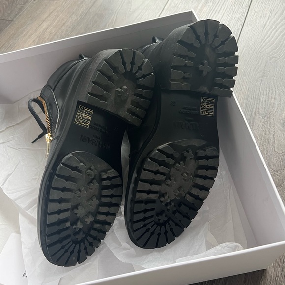 Balmain Black Army Ranger Zip Boots - Picture 5 of 6